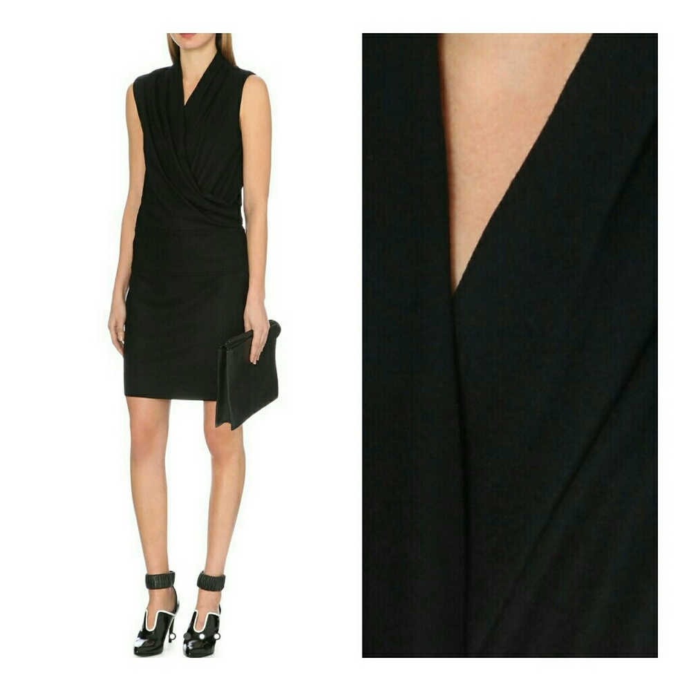 Helmut Lang Sleeveless Sonar Wool Dress - Picture 4 of 7