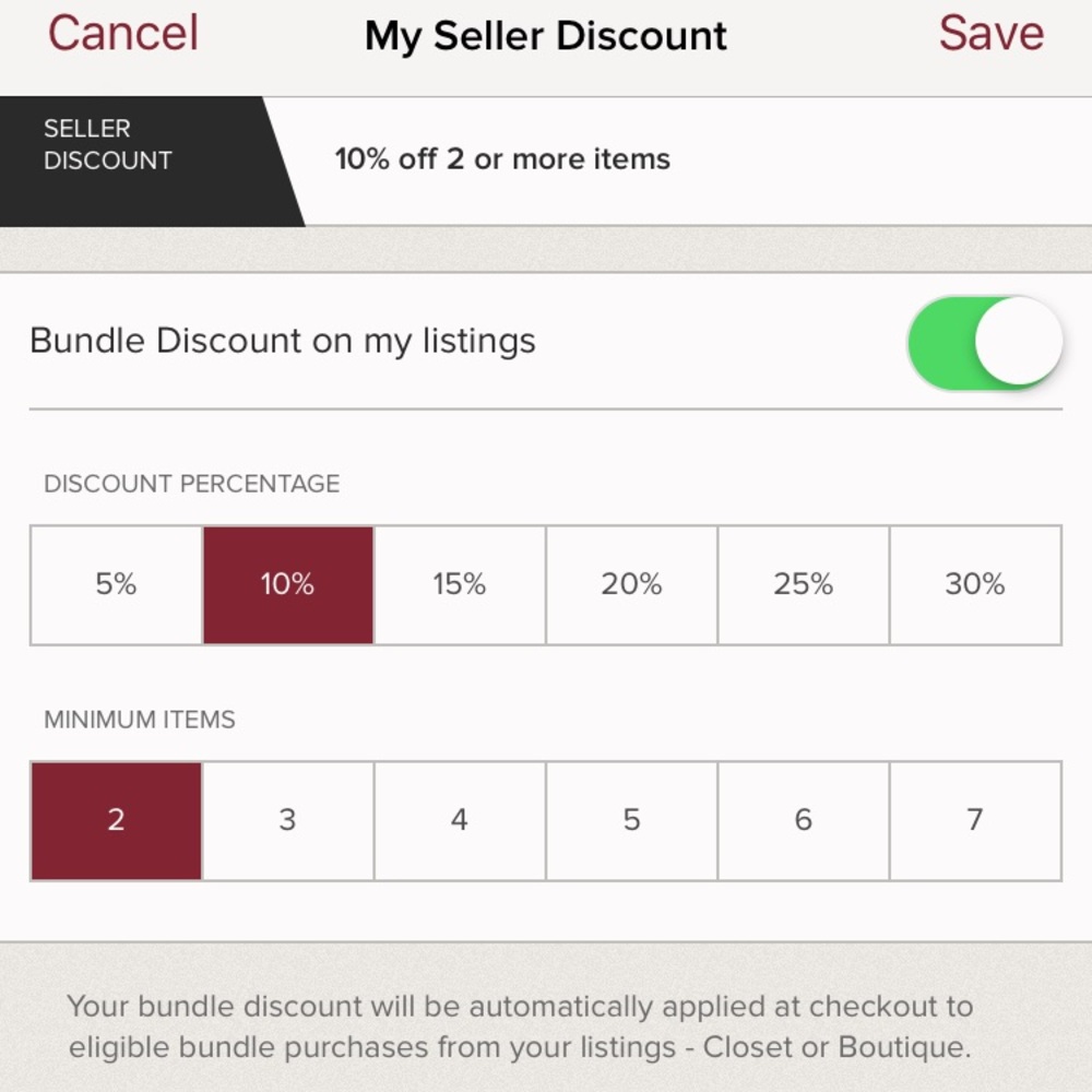 10% off 2 or more items!