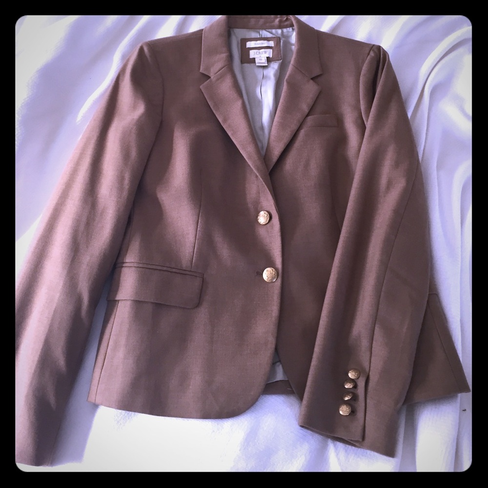 Like new! JCrew Camel Schoolboy Blazer!