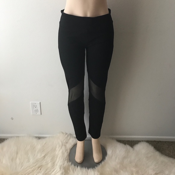 Activewear Tribal Mesh Panel Pants-PLUS - Picture 4 of 6