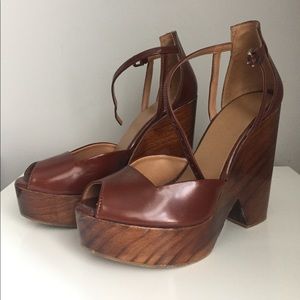 Zara | Wooden Platform Wedges