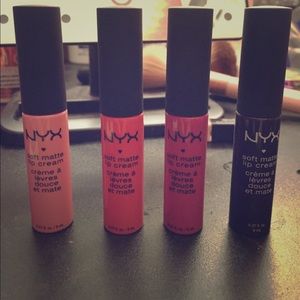 NYX bundle soft matte lip cream 💄