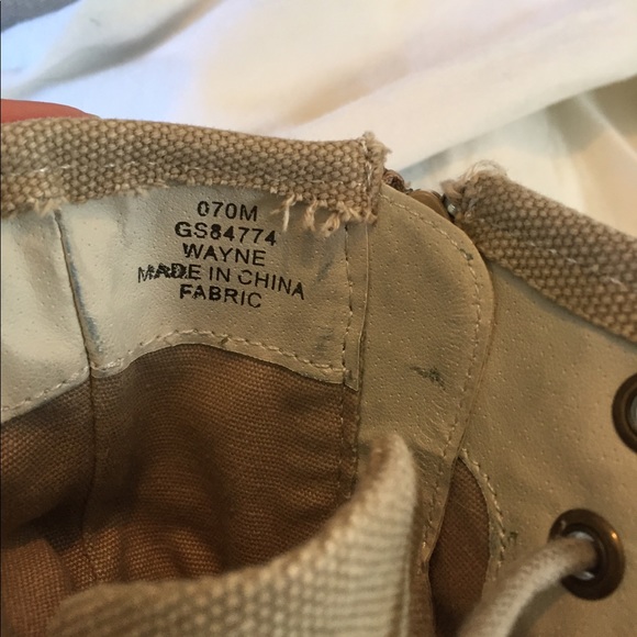 Biege boots canvas - Picture 5 of 7