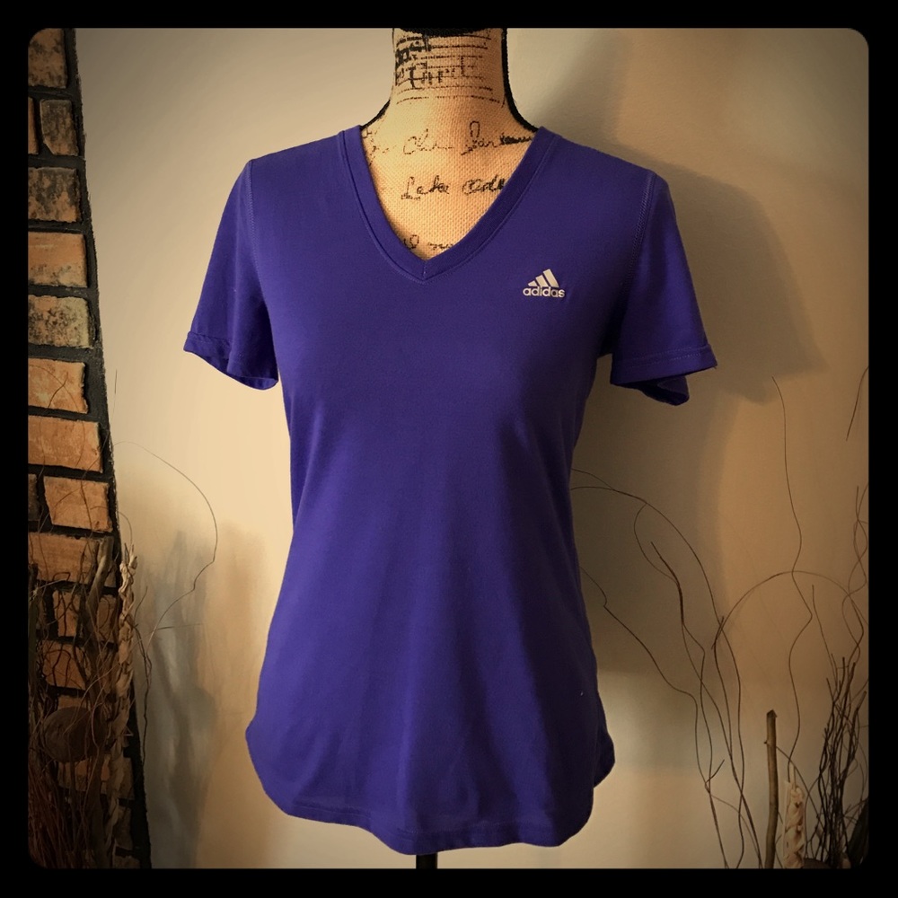 Purple Adidas shirt