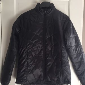 Black thin puffer jacket