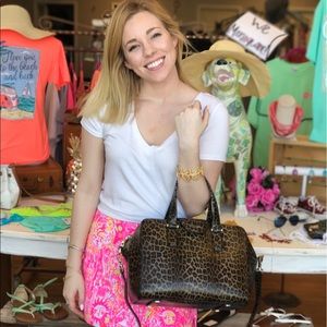 Henri Bendel Leopard Tote/Crossbody