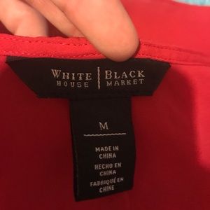White House Black Market Red Tank