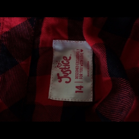 JUSTICE flannel - Picture 4 of 5