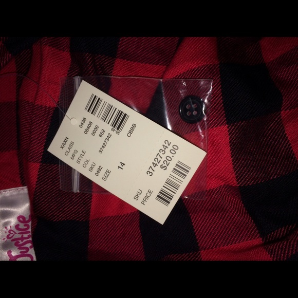 JUSTICE flannel - Picture 5 of 5