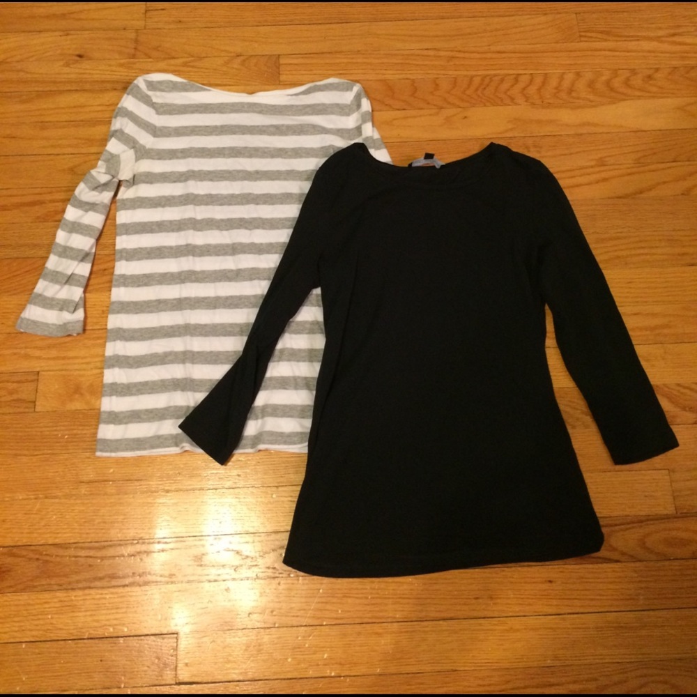 Two Cotton 3/4 Sleeve Tops