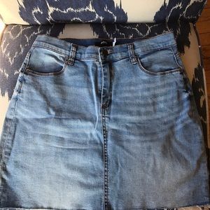 BDG denim pencil skirt