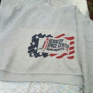 80s 90s Kennedy Space Center cropped sweater!