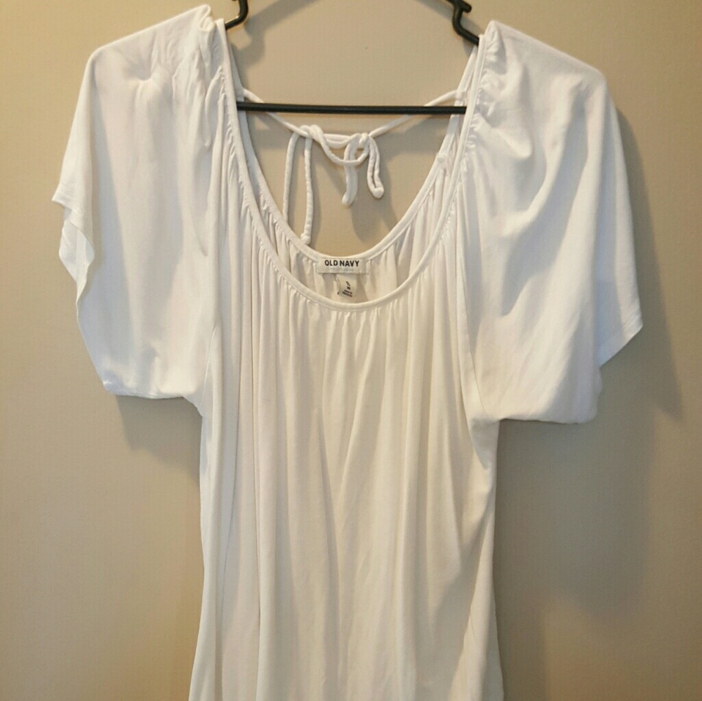 Casual White Top from Old Navy