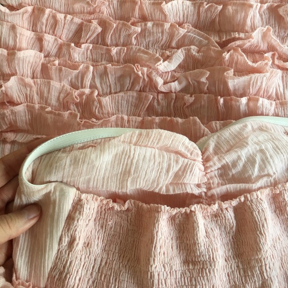 💫JCrew strapless pink dress💫 - Picture 5 of 7