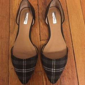 Halogen Plaid D'orsay Flats