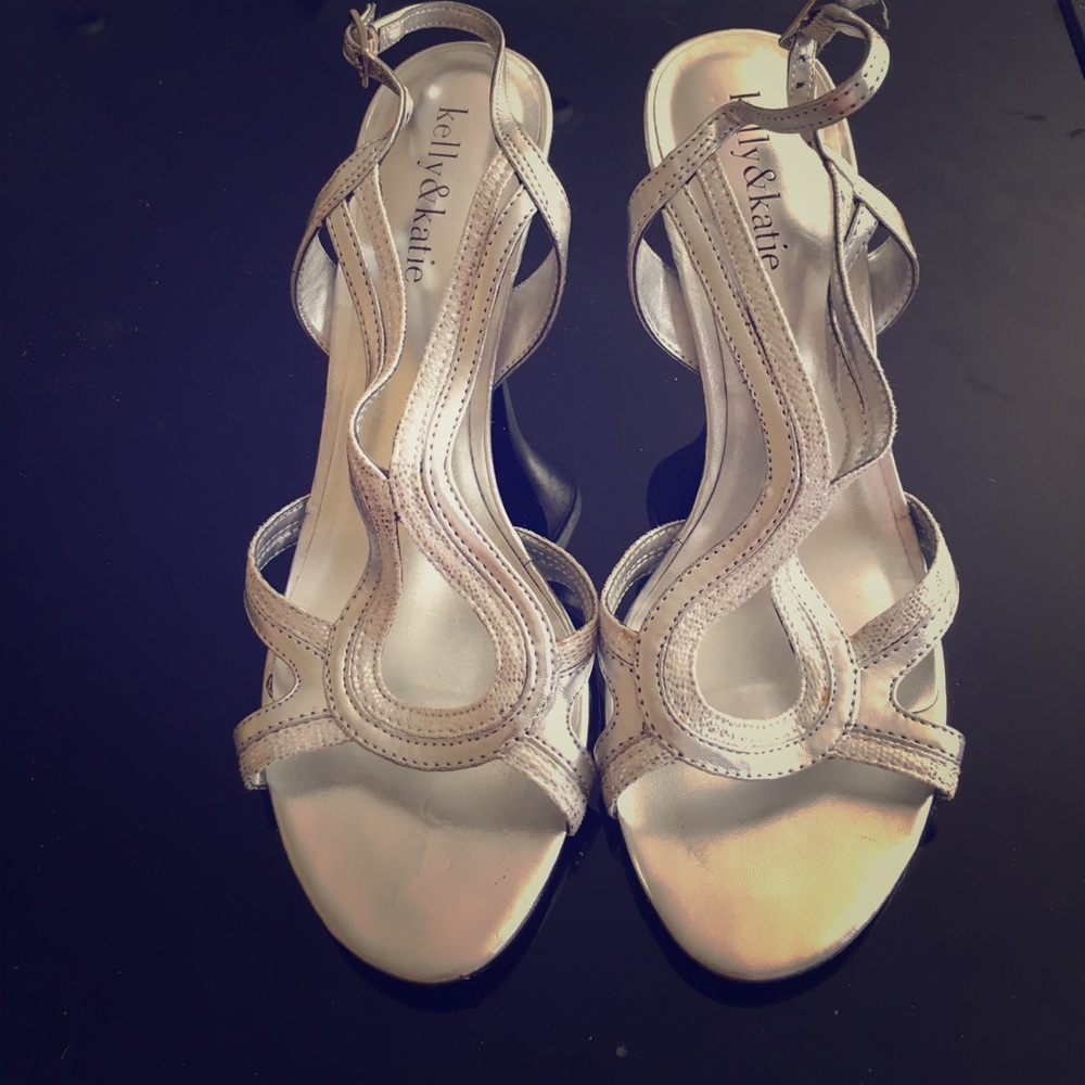 Silver High Heel Sandals!