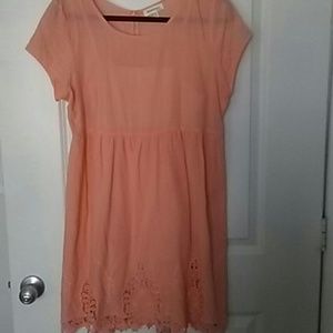 Cute dress with under slip. Worn once, like new !l