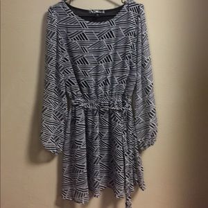 Adorable Black and White Dress