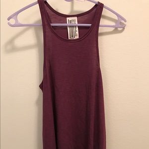 Free people purple tank never worn size small