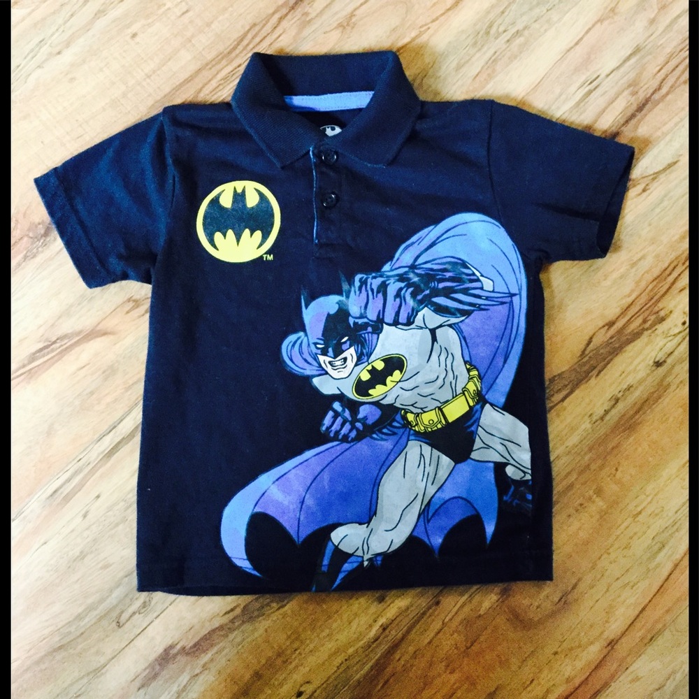 Little boys Batman polo
