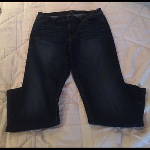 WHBM slim crop jeans