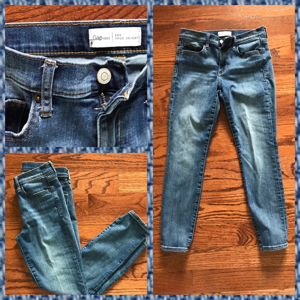 GAP JEANS 1969 True Skinny Mid Rise (Short)