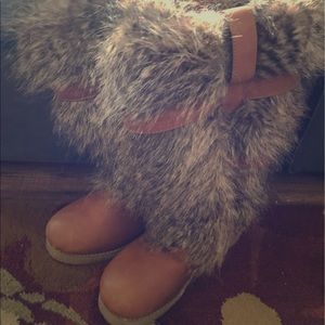 Eddie Bauer Faux Fur Boots