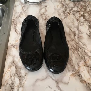 Tory Burch flats black size 9 authentic