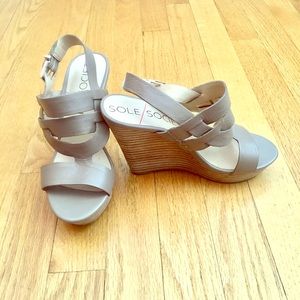 Sole Society Jenny wedge sandals