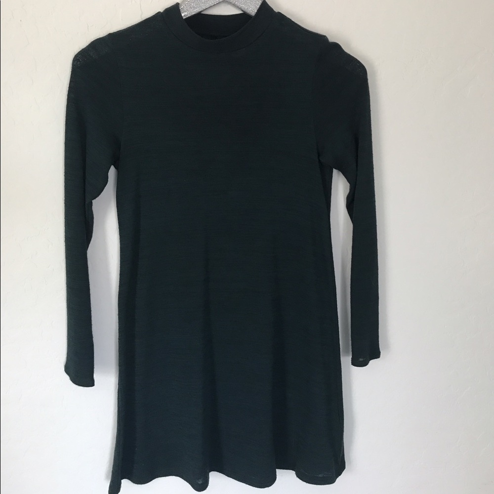 Dark Green Long Sleeve Dress