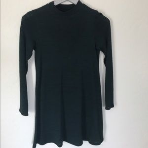 Dark Green Long Sleeve Dress
