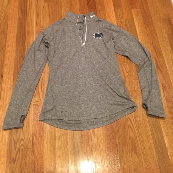 Nike Tops - NIKE PENN STATE 1/2 zip-worn once