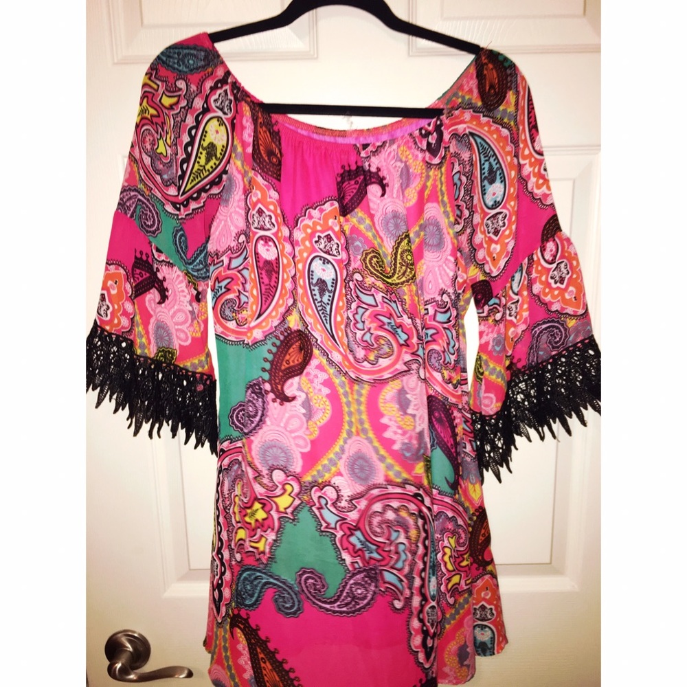 Boutique Style Paisley Dress