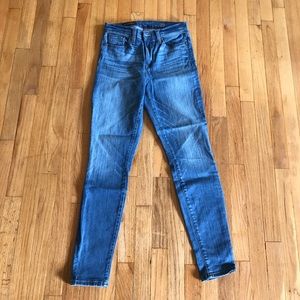 Jcrew high rise skinny jeans size 29