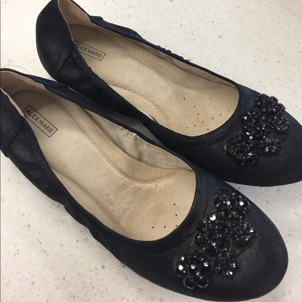 Black slip on shoes , beautiful
