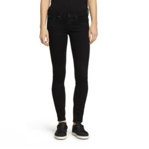 Rag & bone skinny black denim size 27