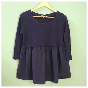 Anthro Plum Babydoll Top Anthro Plum Babydoll Top
