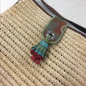 Brighton straw purse