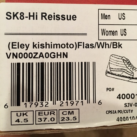 Eley kishimoto Sk8Hi Reissue Vans - Picture 4 of 4