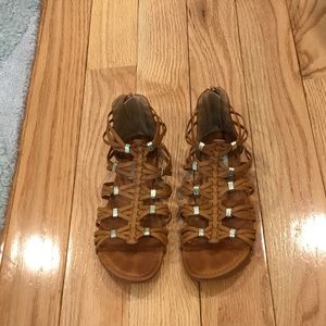 Steve Madden kids gladiator sandals.