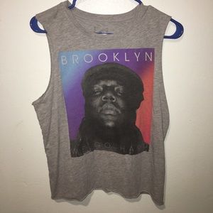 Biggie "Brooklyn We Go Hard" muscle t-shirt