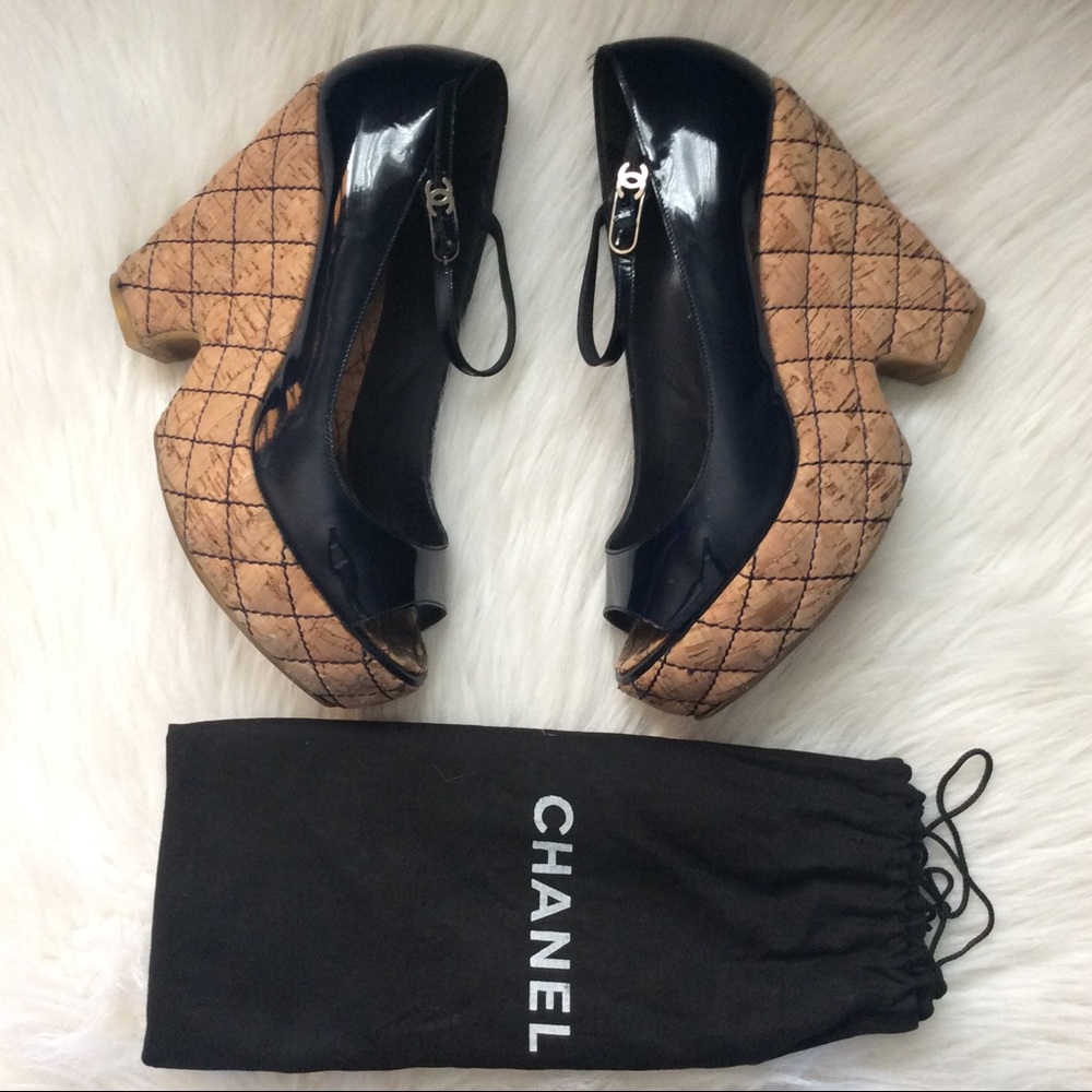 SOLD🚫Authentic Chanel Wedges