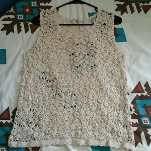 Women's Crochet Top, Size S/M