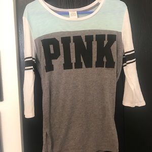 PINK baseball tee