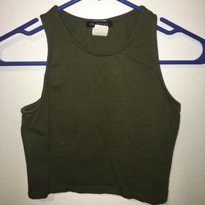 🚫SOLD ON Ⓜ️ercari Olive crop top