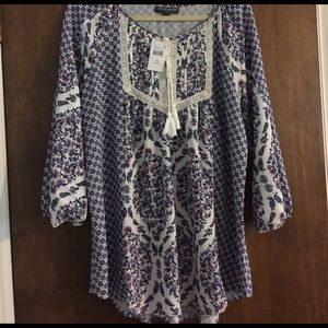 BNWT a pea in the pod large Blouse top maternity