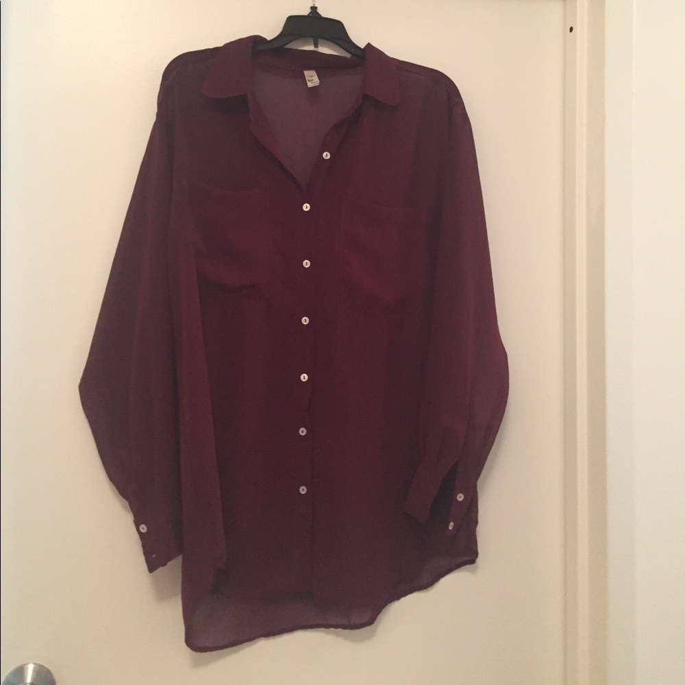 Chiffon Sheer Blouse