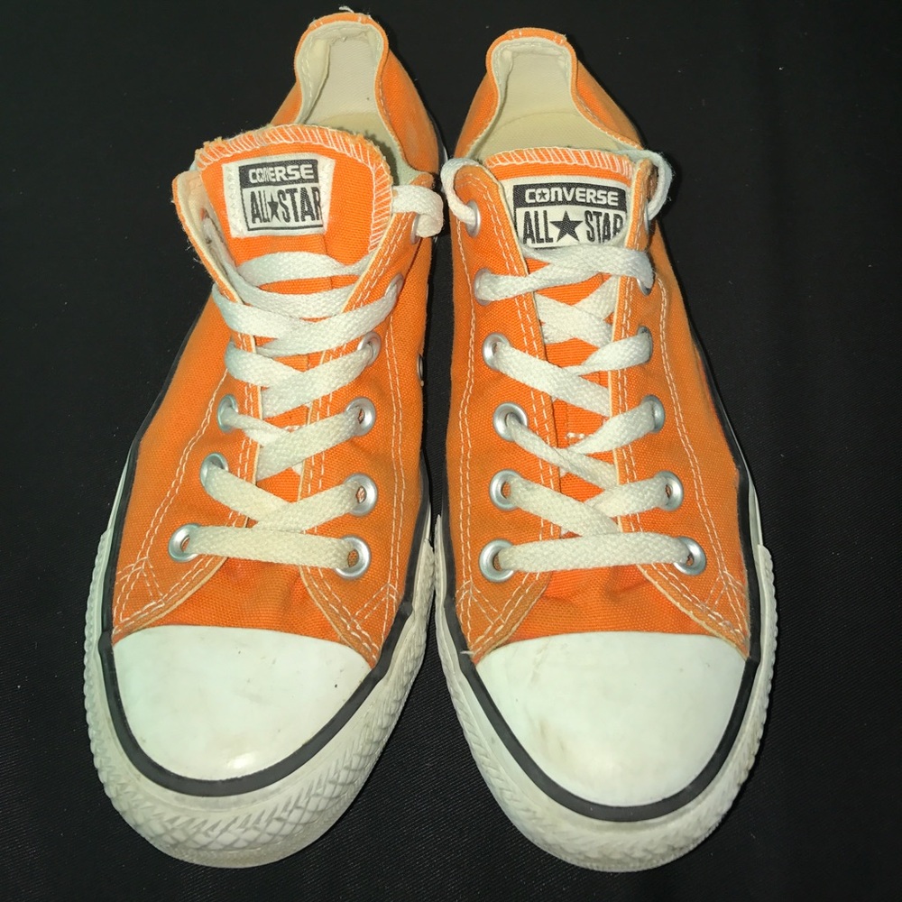Orange Converse