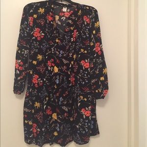 Floral tunic dress