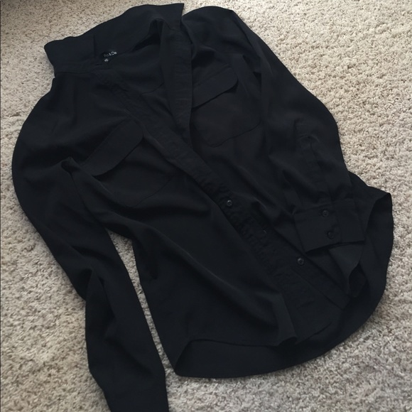 Ro & De Black Dress Shirt - Picture 2 of 11